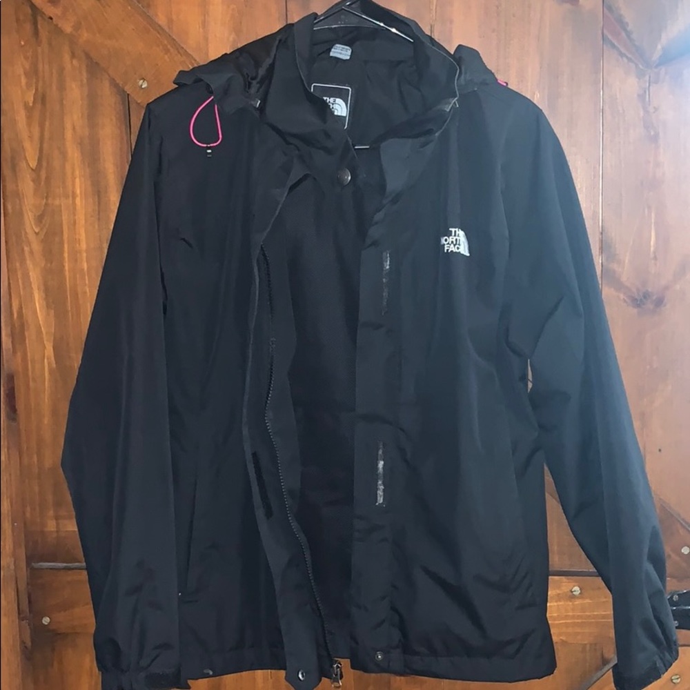 North face rain coat